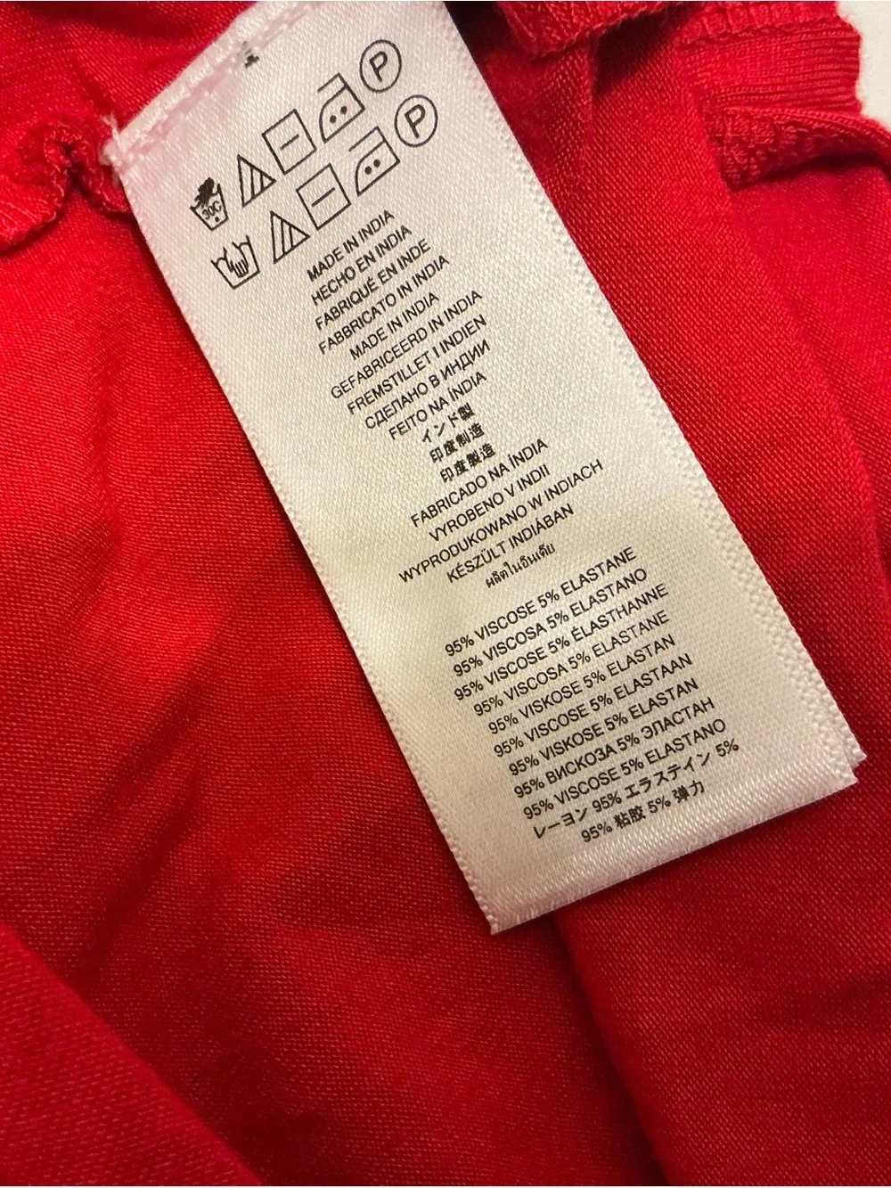 NWT Michael Kors Red Long-Sleeve V-Neck Top with Beaded Trim